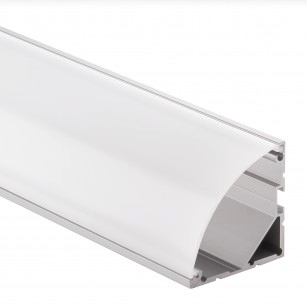 XL LED hoekprofiel 2 meter met 90 graden cover 35 mm x 35 mm - C35ALU
