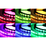 24 volt 19,2 watt LED strip RGB + Warm Wit 10 300 LED 5 meter PRO SET