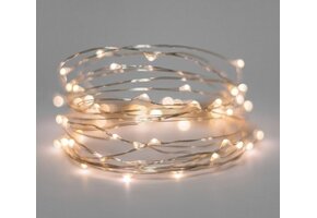 Kerstverlichting Zilverdaad vormbaar - 36 meter - 1200 LED lampjes - warm wit zilverdraad - 8 functies - ip44 voor binnen en buiten