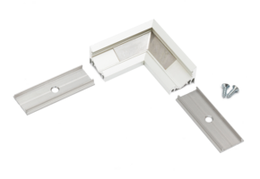 LED strip profiel hoekstuk wit t.b.v. LED strip profiel C21WIT