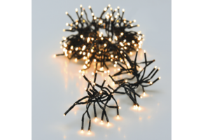 Cluster kerstverlichting warm wit 768 LED 5,5 meter - 8 functies timer & dim functie – IP44 voor binnen en buiten LUKSUS