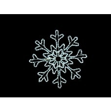 LED sneeuwvlokken verlichting koel wit 8,5 meter LED lampjes - waterdicht