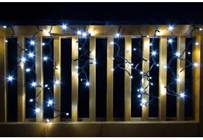 Kerstverlichting ijspegel LED 1 X 1,5 meter wit