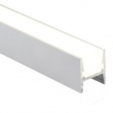 LED strip buiten profiel 25cm waterdicht wit
