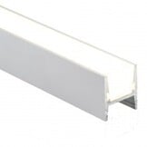 LED strip buiten profiel 25cm waterdicht wit