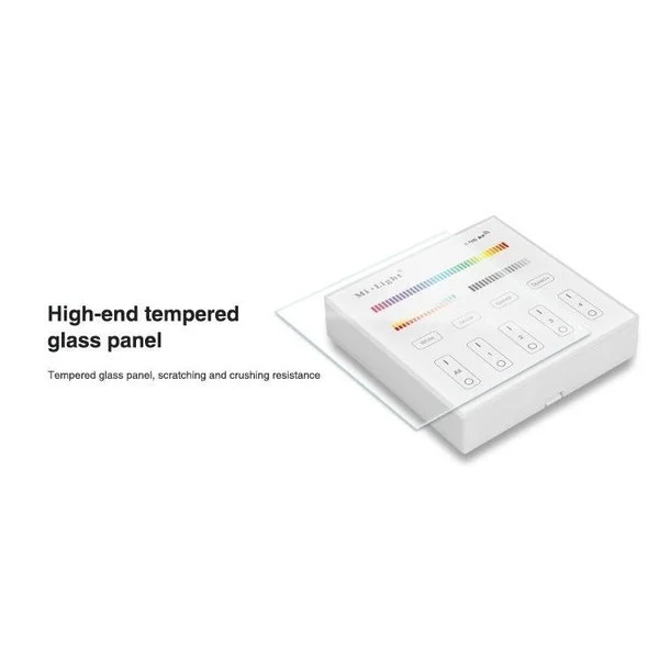 LED wanddimmer Wit B4 Miboxer - Draadloos 4 zone (RGB+CCT)