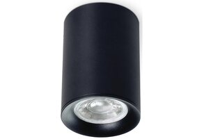 Opbouwspot zwart Ø 64,5 x 92,5mm - GU10 - MANGOROUNDZWART