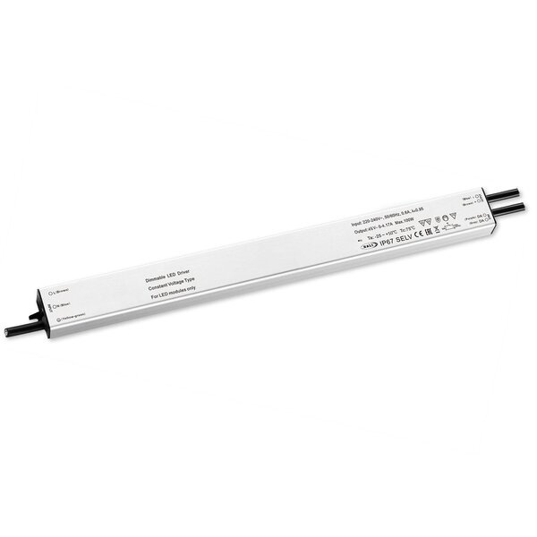 SLIM 48 volt Dimbare LED driver 240W 48VDC 5.2A CV – IP67