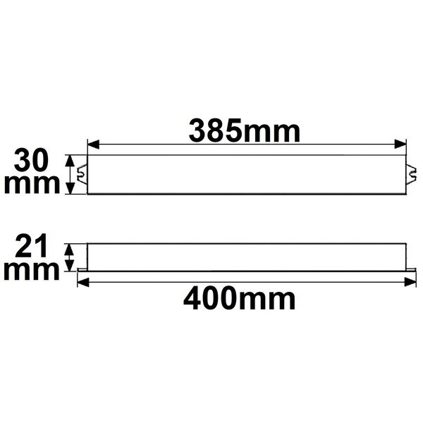 SLIM 48 volt Dimbare LED voeding 240W 48VDC 5.2A CV – IP67