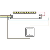 SLIM 48 volt Dimbare LED driver 240W 48VDC 5.2A CV – IP67