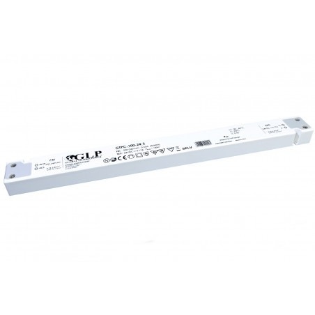 SLIM LED driver 100 watt 24 volt 4,17 Ampère - IP20 - compact - GTPC-100-24s