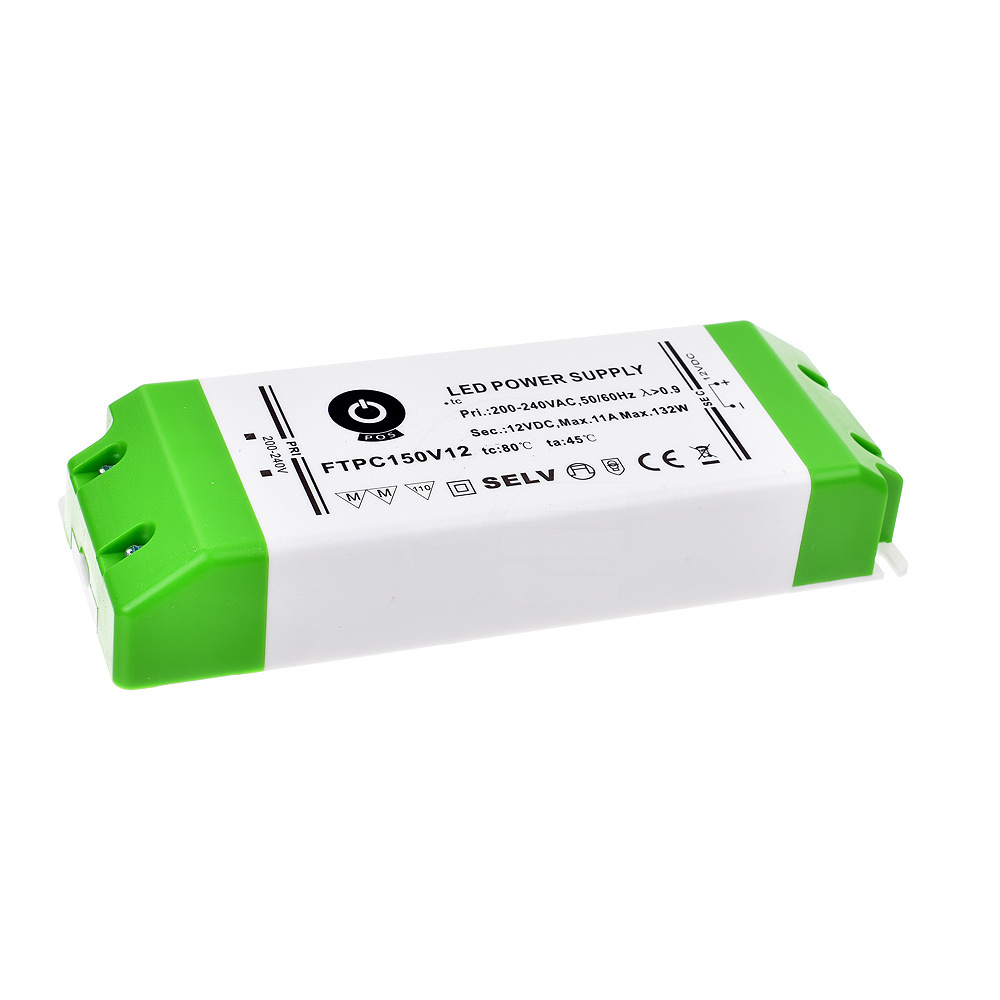 LED driver 132 watt 12 volt 11 ampere - IP20 - compact