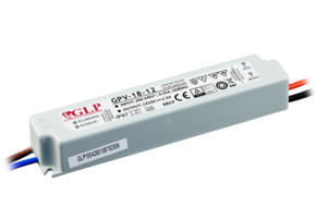 LED driver 18 watt 12 volt 1,5 Ampère - IP67 waterdicht - 5902135147405 - GLP GPV-18-12