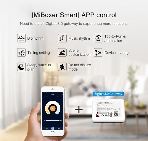 Zigbee LED controller om Dual White LED strips te bedienen - MI-LIGHT FUT035Z