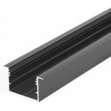 PHIL recessed C10 LED profiel 2 meter - Zwart gelakt RAL 9005