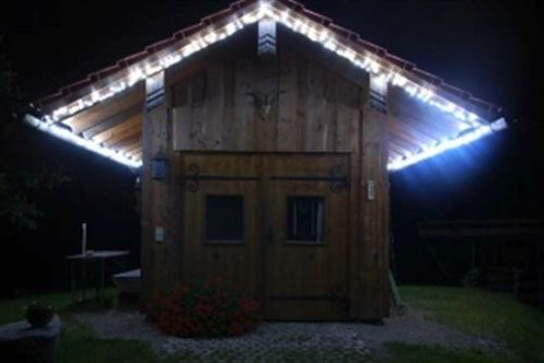 Knipperende kerstverlichting 100 LED 5 meter wit 5 koppelbaar