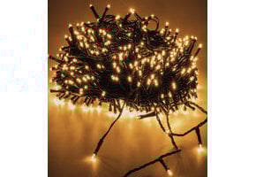 Kerstverlichting warm wit 200 LED lampjes – 14 meter met 8 functies en timerfunctie – IP44 voor binnen en buiten – LUKSUS