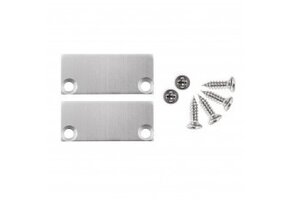 2 x LED strip profiel eindkappen inclusief schroeven - PN4.C1 - afdekking naar keuze