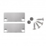 2 x LED strip profiel eindkappen inclusief schroeven - XL04ALU.C1