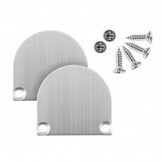 2 x LED strip profiel eindkappen inclusief schroeven - PN4.C4 - afdekking naar keuze