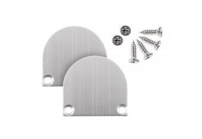 2 x LED strip profiel eindkappen inclusief schroeven - PN4.C4 - afdekking naar keuze
