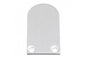 2 x LED strip profiel eindkapjes inclusief schroeven PL5 C5 Spica - Grijs