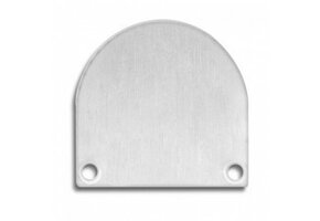 2 x LED strip profiel eindkapjes inclusief schroeven XL05ALU.C4