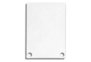 2 x LED strip profiel eindkapjes inclusief schroeven PN6V2.C4 - Wit - afdekking naar keuze