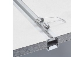 Gyproc LED strip profielen - klem voor gipsplaten geschikt voor PL10/PN12