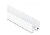 Onderprofiel / ophang profiel voor LED strip profiel - 2 meter - PL10Wit