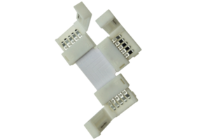 3 weg connector voor RGBW LED strips - 10mm breed