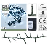 Cluster Kerstverlichting - natuurlijk wit - 24 meter – 1200 LED