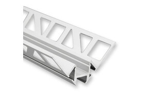 LED strip tegel hoekprofiel 2,5 meter 33 mm x 33 mm P19 – Grijs - Aluminium