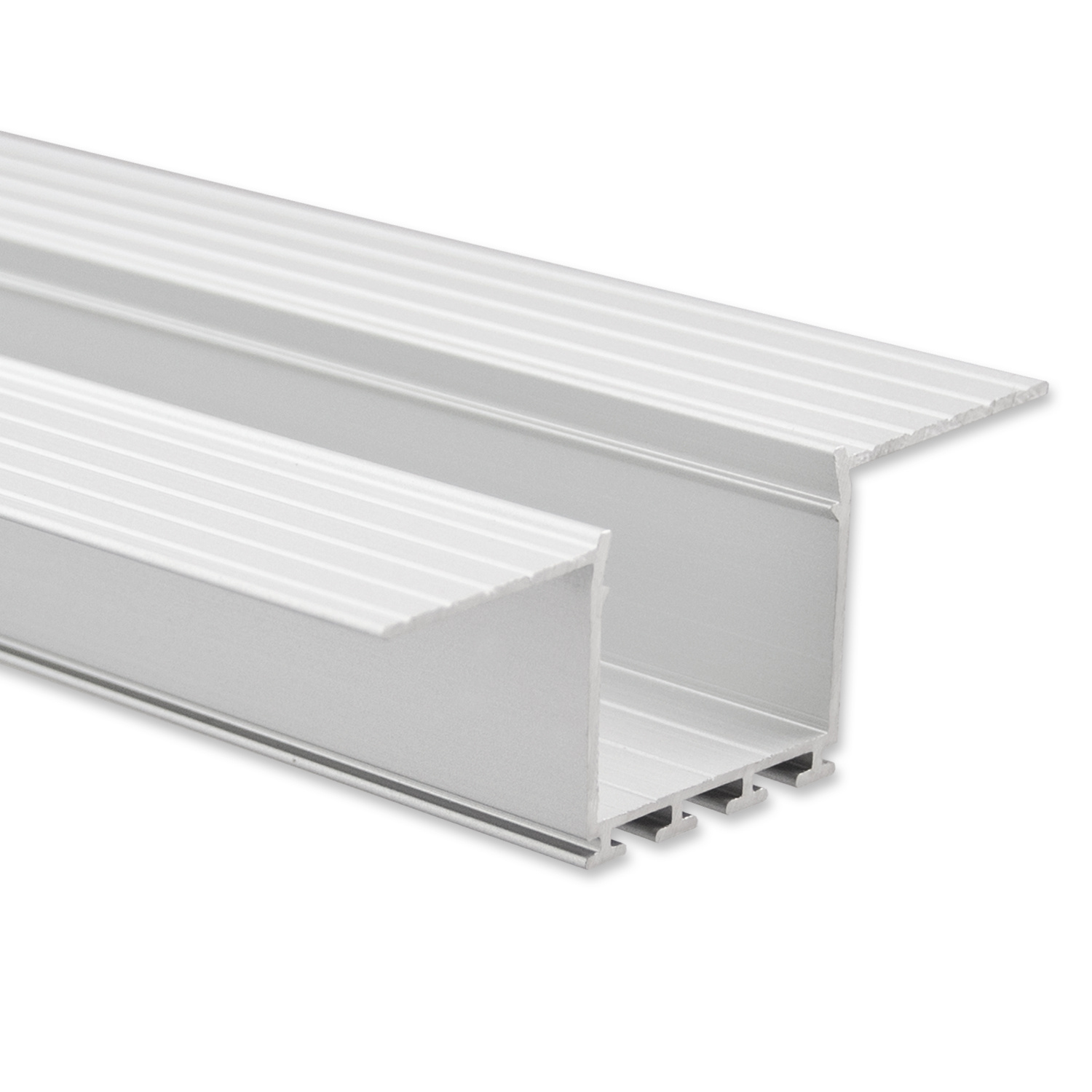 LED XL profiel 2 meter met cover 66,8 mm x 24,5 mm - XL99ALU OP = OP