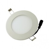 230V inbouwspot 6W warm wit rond