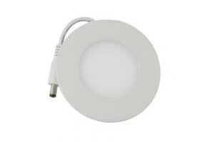 230V inbouwspot 3W warm wit rond