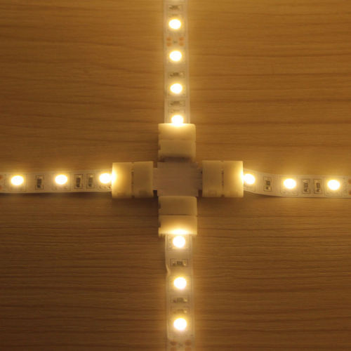 LED strip X connector 8mm - 4 zijdig
