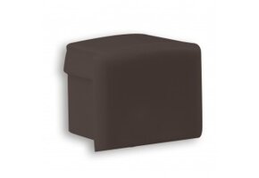 Eindkap voor LED strip profiel zonder kabeldoorvoer - SLIM200ZWART