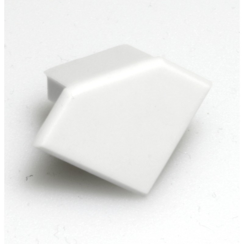 PO23 eindkap zonder kabeldoorvoer - Geanodiseerd aluminium