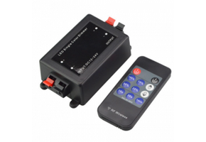 Draadloze LED strip dimmer inclusief afstandsbediening 12/24V 8A