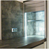 Zwart LED inbouw profiel 2 meter met opaal schuifcover 53 mm x 13,5 mm F8Zwart