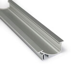 LED inbouw profiel 2 meter inclusief opaal / melkwit 53 mm x 13,5 mm F8ALU