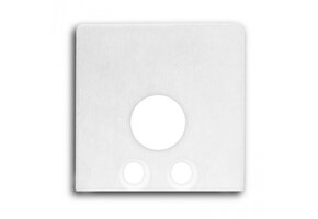 Eindkap voor LED strip profiel met kabeldoorvoer 18WIT