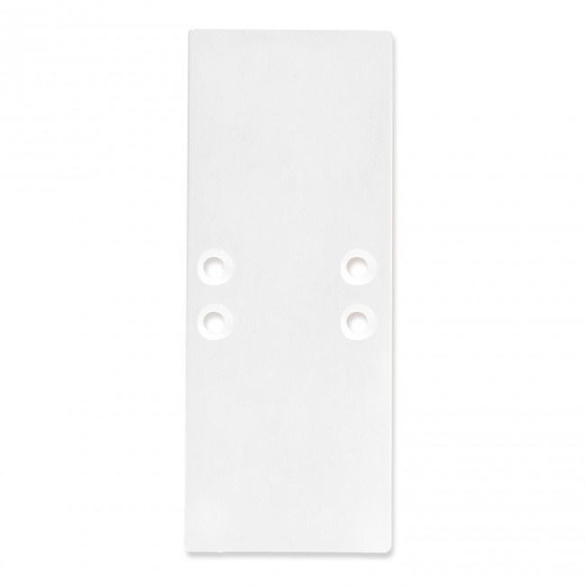 2 x LED strip profiel eindkappen - UpDown01Wit