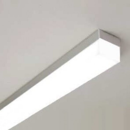 LED profiel 2 meter met afdekking 33,40 mm x 33,40 mm - PN33ALU.C3 - 2 meter