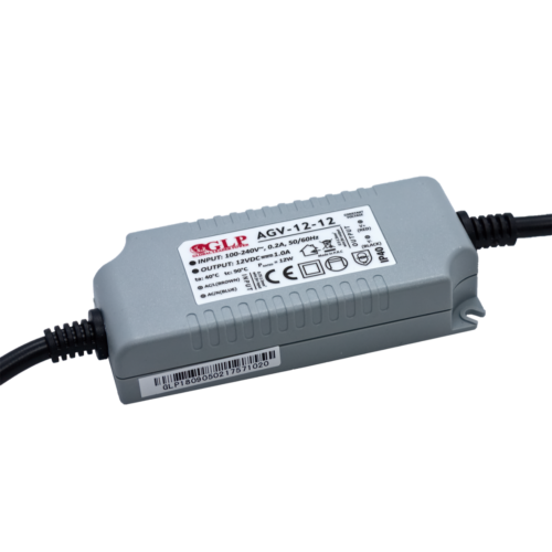 12VDC Voeding 12 watt 12 volt 1,0 Ampère - IP67