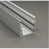 LED XXL profiel 3 meter met cover 53 mm x 53 mm - XL53ALU