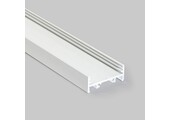 PN4 breed LED opbouwprofiel - Wit - afdekking naar keuze