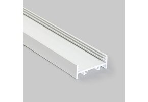 PN4 breed LED opbouwprofiel 2 meter - 26 x 11 mm - Wit