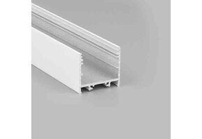 Wit LED XL profiel 2 meter met lage cover 33,4mm x 29,6mm - XL11WIT